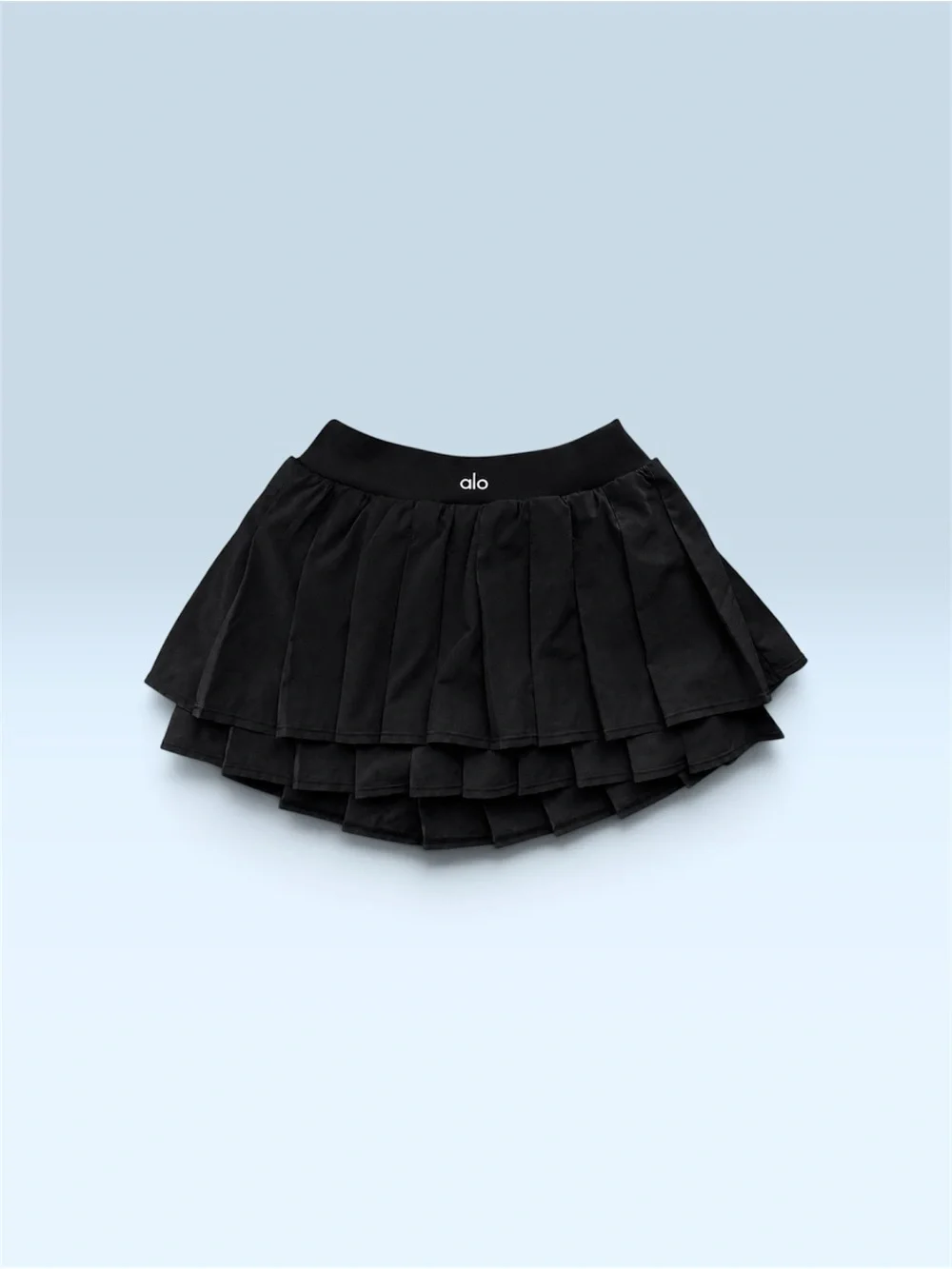 ALO Yoga Double Or Nothing Skirt- Black Size S